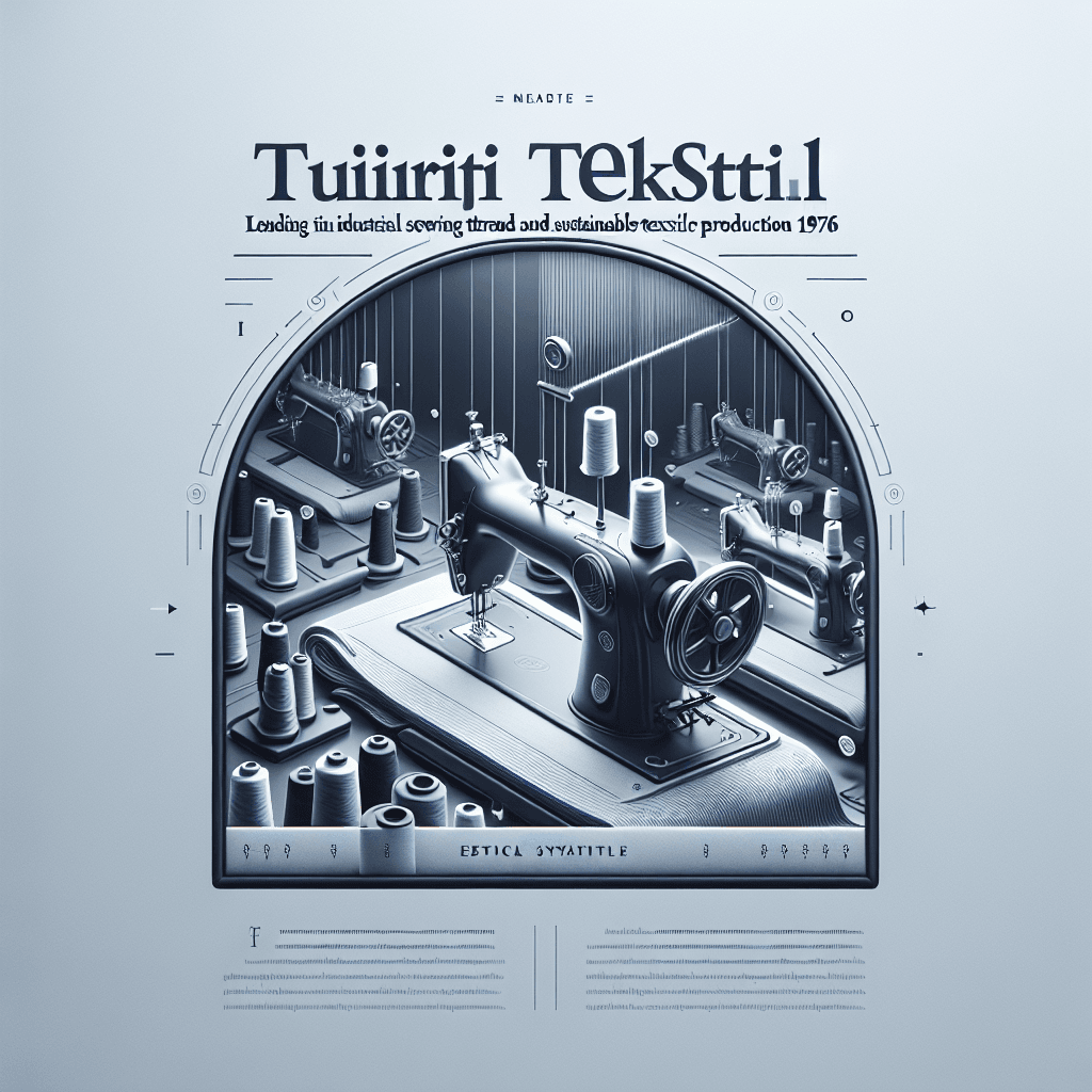 turip tekstil endustriyel dikis ipligi ve surdurulebilir tekstil uretiminde 1976dan beri lider