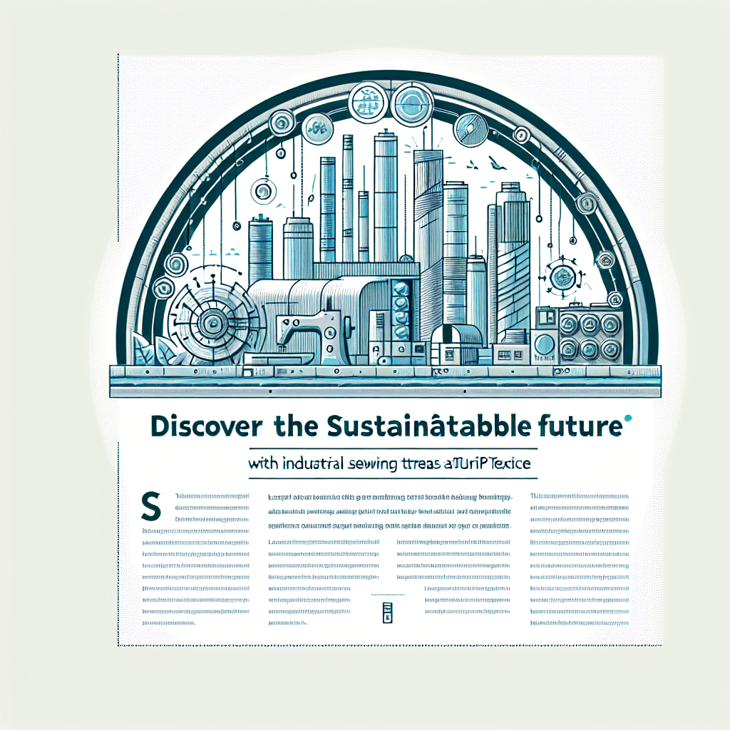 Türip Tekstil endüstriyel dikiş iplikleri, sürdürülebilir üretim