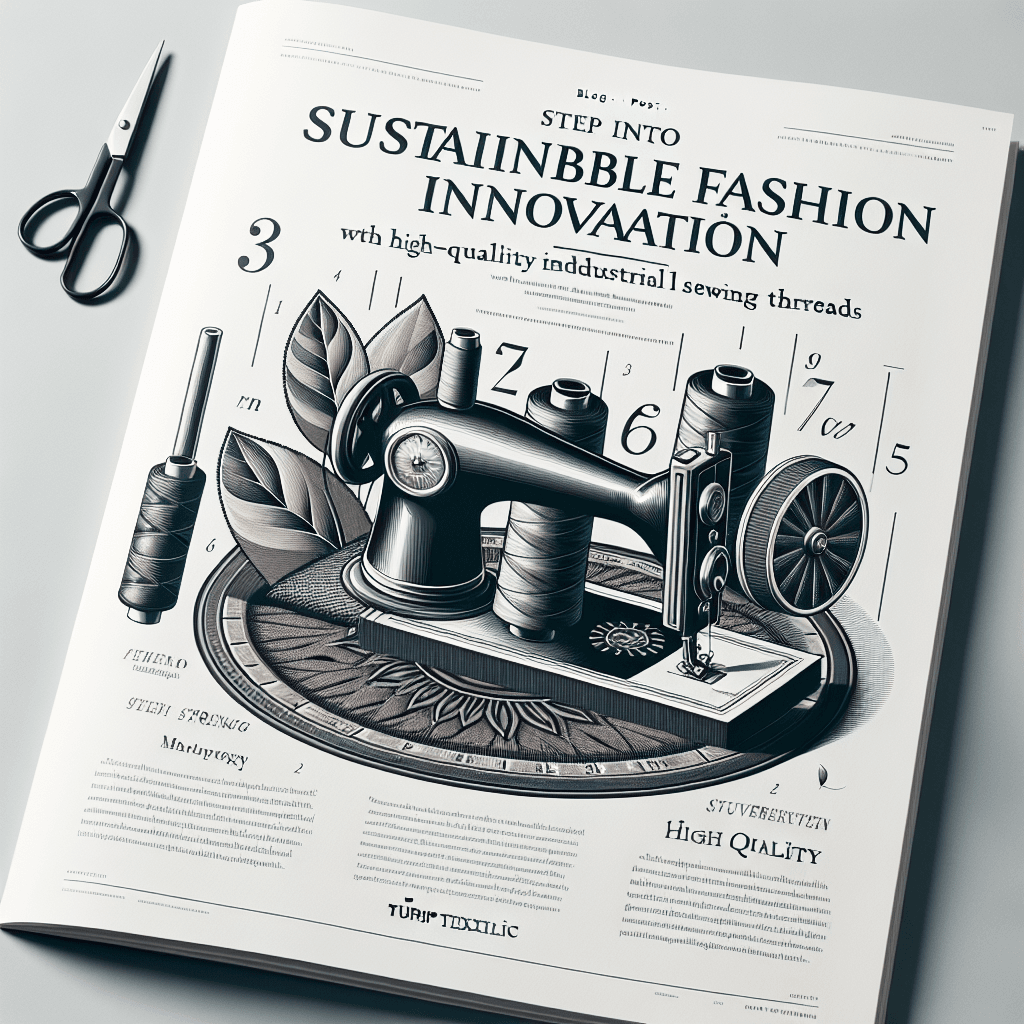 Türip Tekstil'in Yüksek Kaliteli Endüstriyel Dikiş İplikleri ile Sürdürülebilir Moda İnovasyonuna Adım Atın